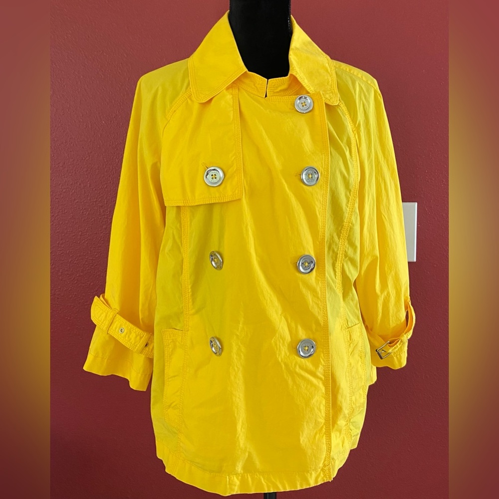 Michael Kors Trench Coat Windbreaker Jacket - Picture 1 of 12